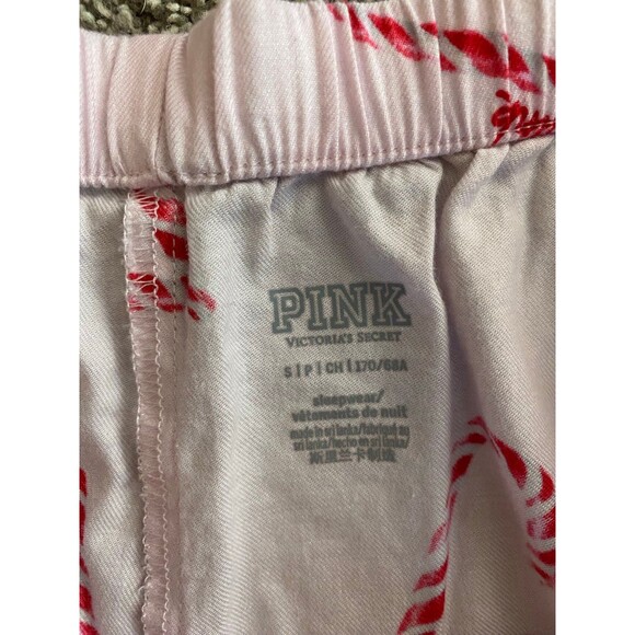 Victoria’s Secret PINK Candy Cane Heart Pajama Set (Size Small) - Picture 9 of 12